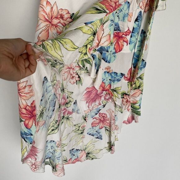 📌3/25 Davi & Dani Wrapped Asymmetrical Summer Skirt - Picture 3 of 10